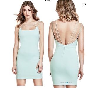 GUESS body-con Sleeveless Gillian Scuba Dress sm